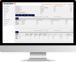 History Pro dashboard